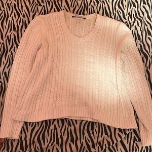 Knitted White Sweater